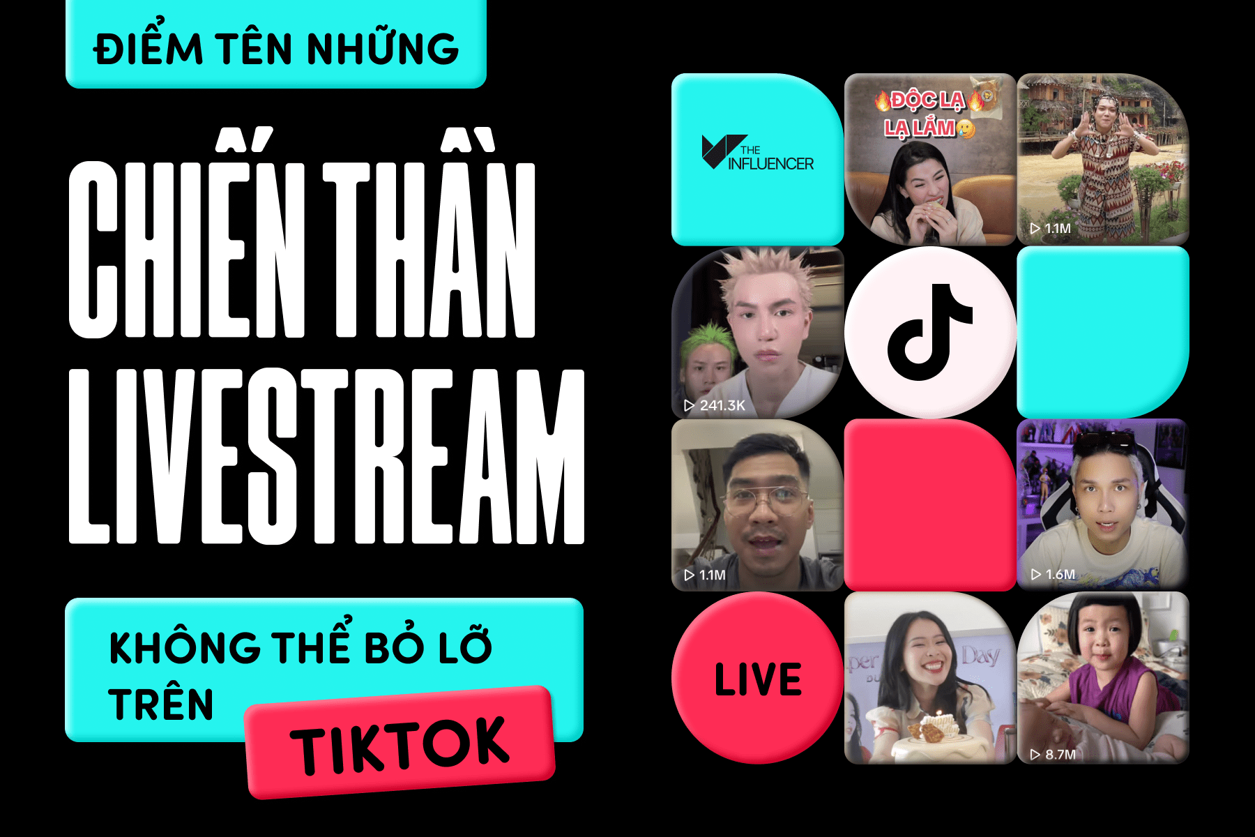 #Toplist: Điểm tên những chiến thần livestream không thể bỏ lỡ trên TikTok