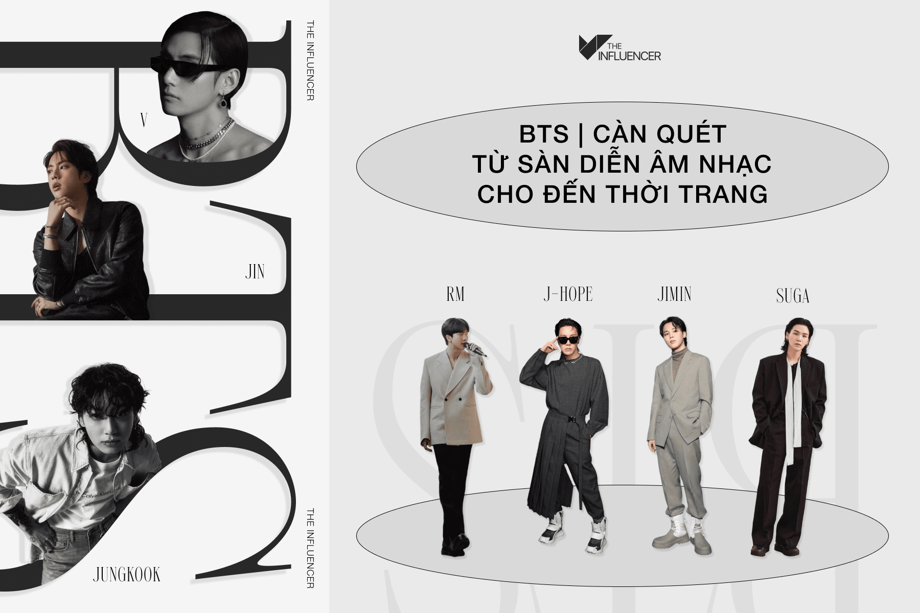 BTS - Càn quét từ sàn diễn âm nhạc cho đến thời trang