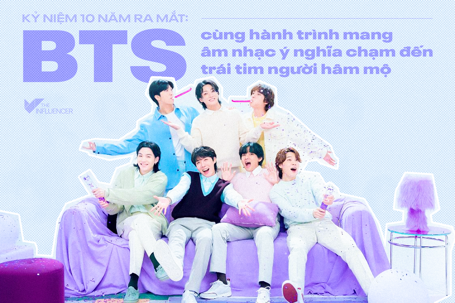 Kỷ niệm 10 năm ra mắt: BTS cùng hành trình mang âm nhạc ý nghĩa chạm đến trái tim người hâm mộ 