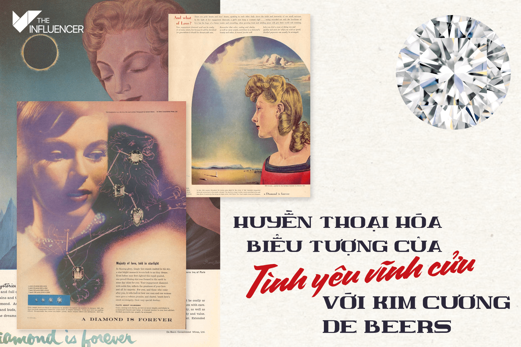 #OldbutGold: Huyền thoại hóa biểu tượng của tình yêu vĩnh cửu với Kim cương De Beers