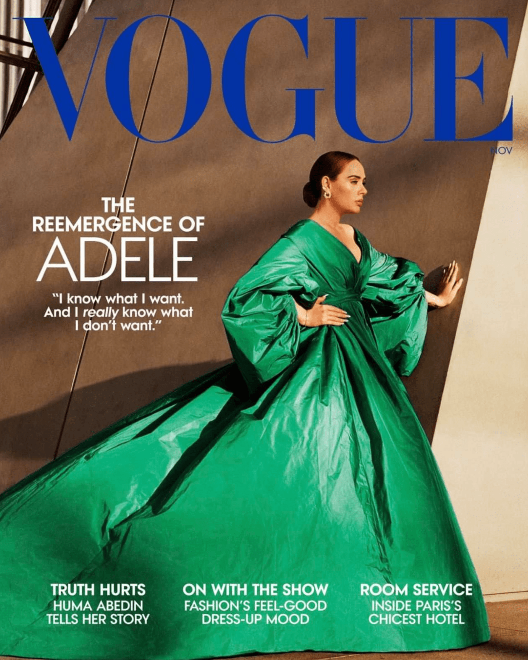 Adele khiến cả làng thời trang sững sờ khi xuất hiện trên 2 bìa tạp chí Vogue