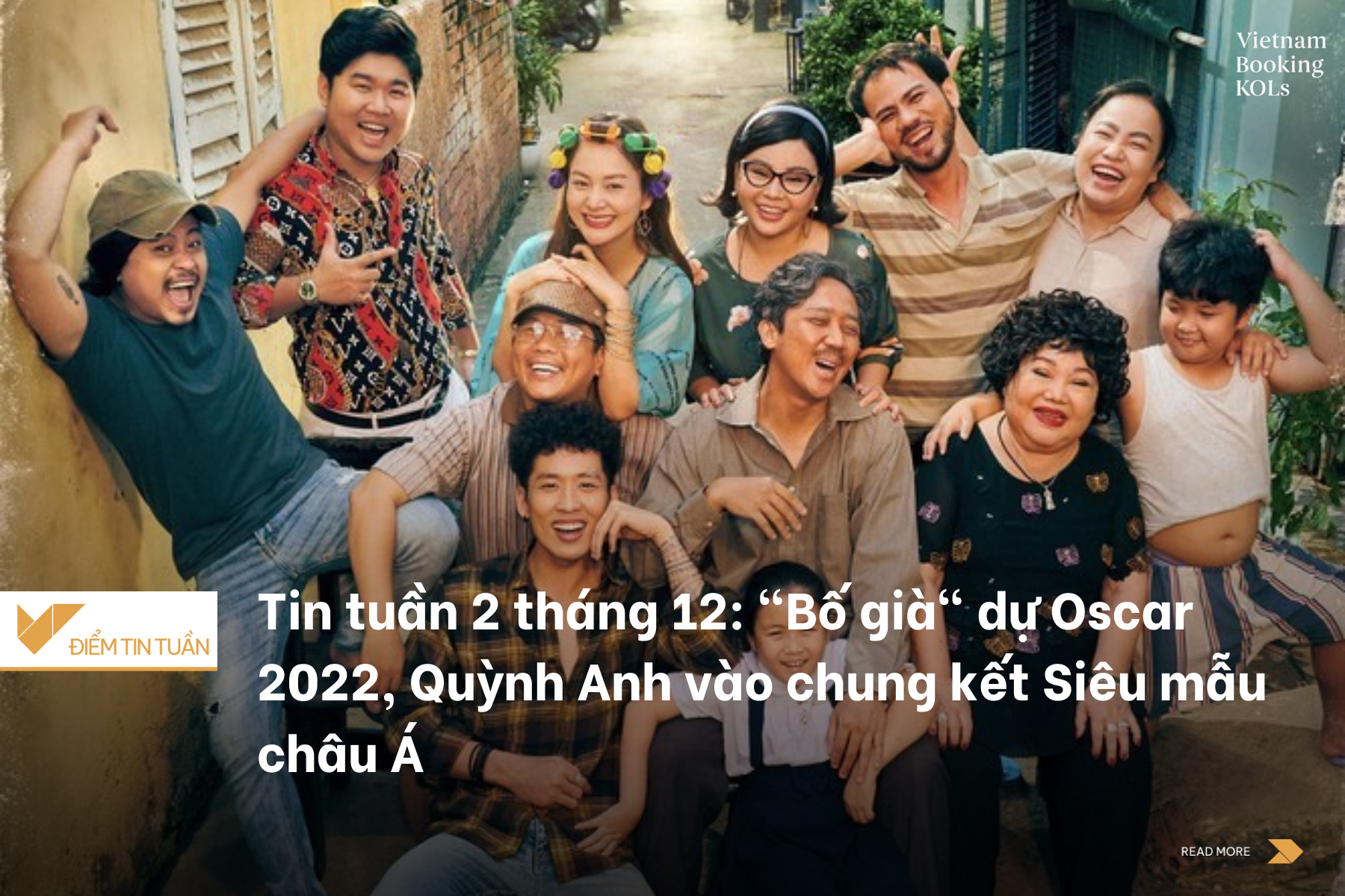 Tin tuần 2 tháng 12:  "Bố già" đại diện Việt Nam dự Oscar 2022, Quỳnh Anh vào chung kết Siêu mẫu châu Á