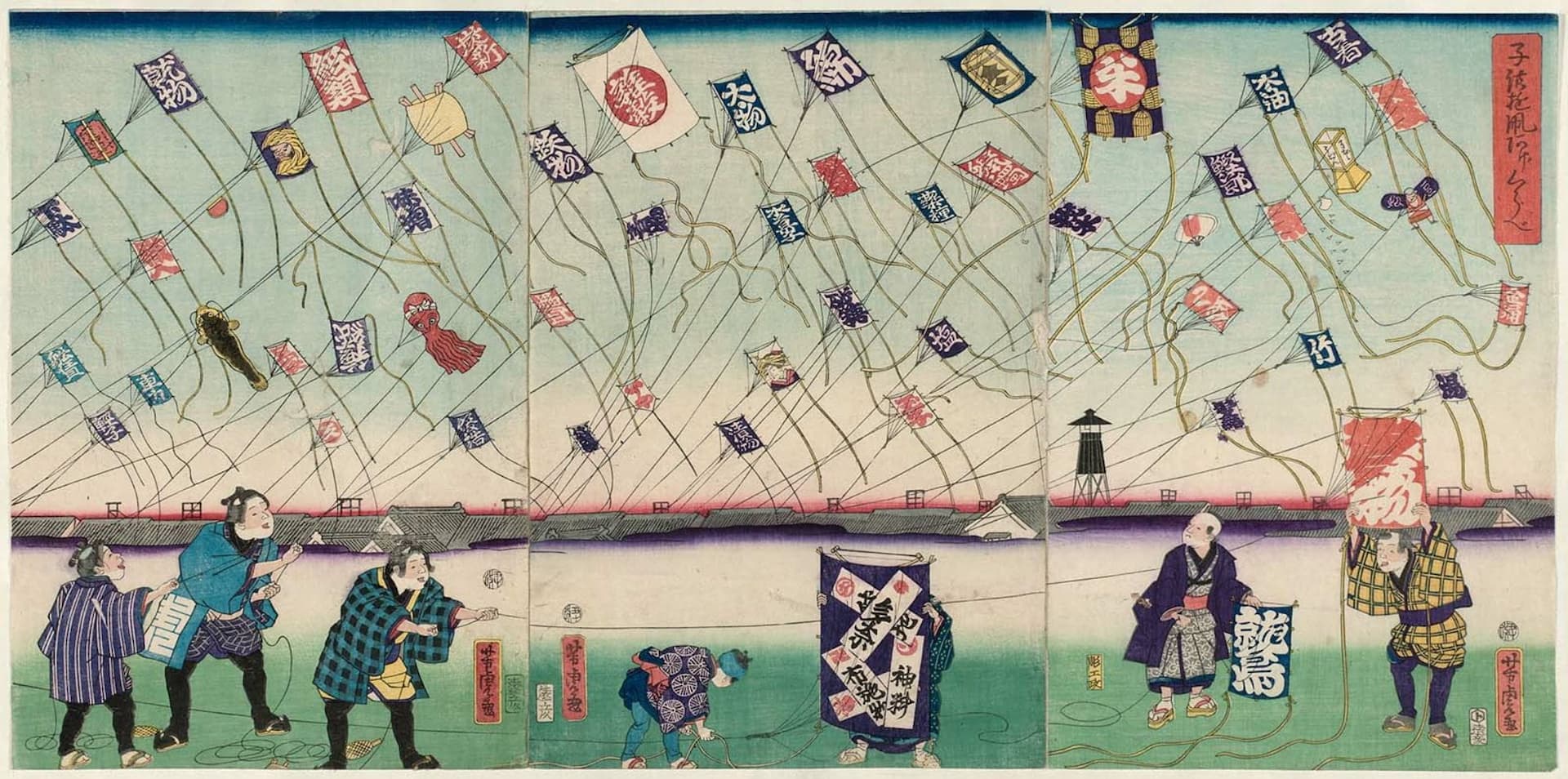 Nghệ nhân diều Mikio Toki và cánh diều Edo ngày Tết