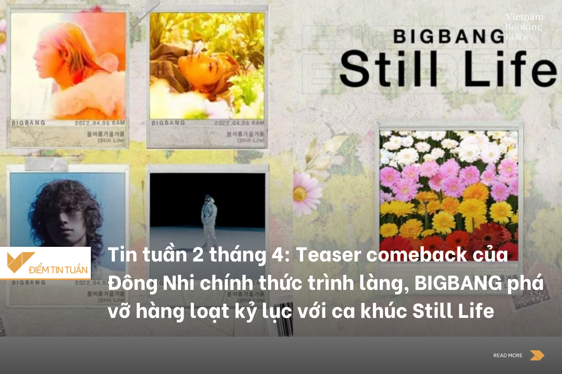 Tin tuần 2 tháng 4: Teaser comeback của Đông Nhi chính thức trình làng, BIGBANG phá vỡ hàng loạt kỷ lục với ca khúc Still Life