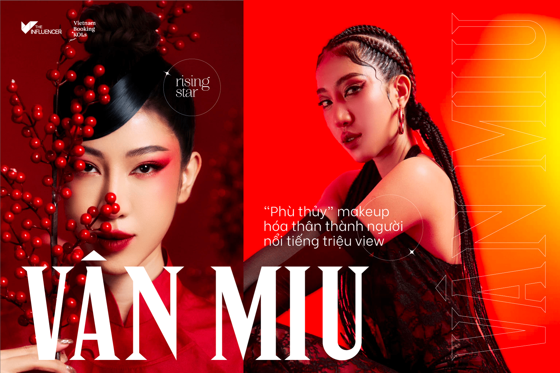 #Risingstar Vân Miu - “phù thủy” makeup hóa thân thành người nổi tiếng triệu view