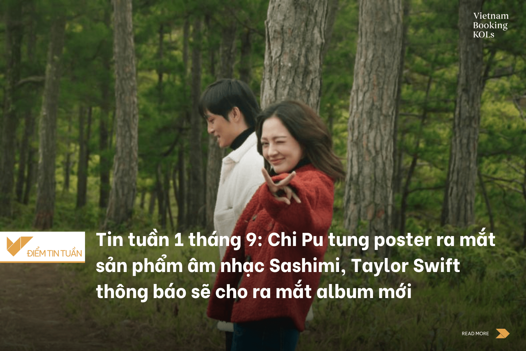 Tin tuần 1 tháng 9: Chi Pu tung poster ra mắt sản phẩm âm nhạc Sashimi, Taylor Swift thông báo sẽ cho ra mắt album mới